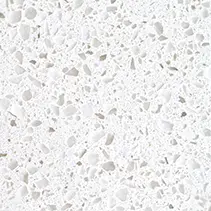 Quartz material surface showcasing elegant white aggregate finish for luxury pool and outdoor design
