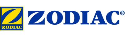 Zodiac pool equipment brand logo for professional swimming pool construction