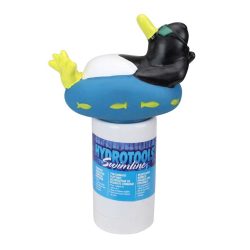 Large Capacity Floating Penguin Pool Chemical Dispenser