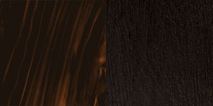 Mayan Copper, Black Cabinet, Black Corners